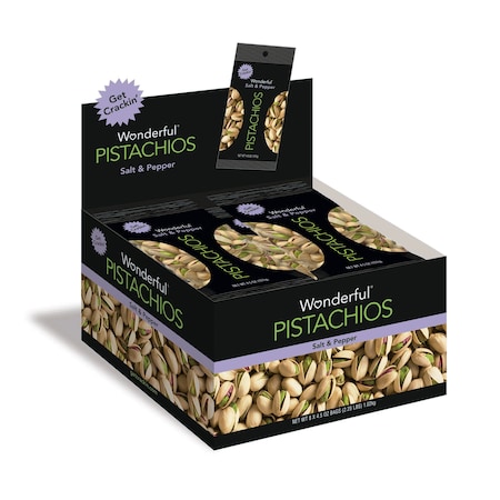 Pistachio Salt & Pepper 4.5 Oz., PK24